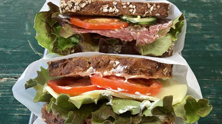 Unsere frisch belegten Bio-Brote